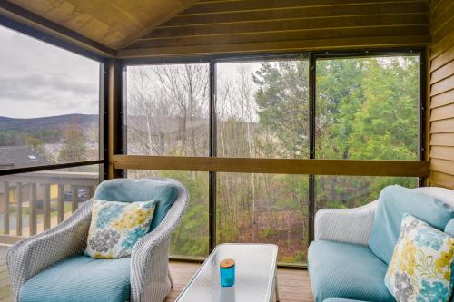 Newfound Lake Vacation Rental with Deck and Lake View