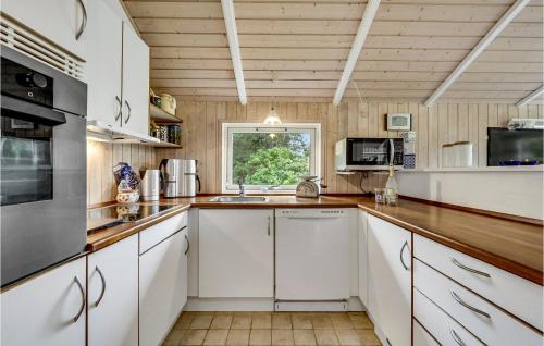 kuchyně, Three-Bedroom Holiday Home In Hurup Thy in Sindrup