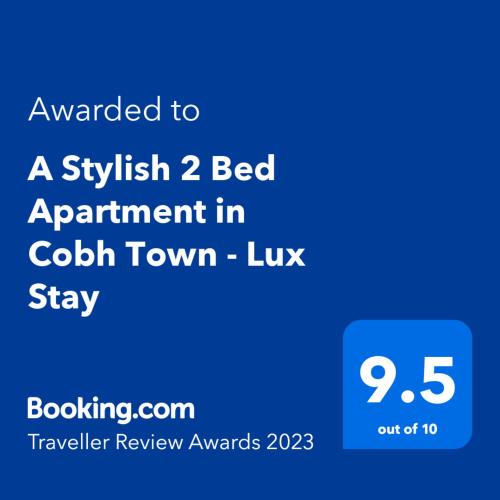 A Stylish 2 Bed Apartment in Cobh Town - Lux Stay