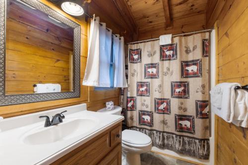 Cozy Bear Lodge 3 Bedrooms Sleeps 12 Near Downtown Private Hot Tub - image 11