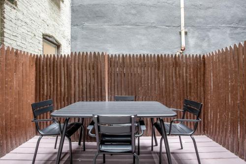 Soho 1br w private deck wd nr New Museum NYC-1104 in New York, USA