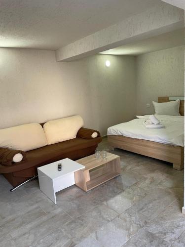 1 queen bed, 1 sofa bed
