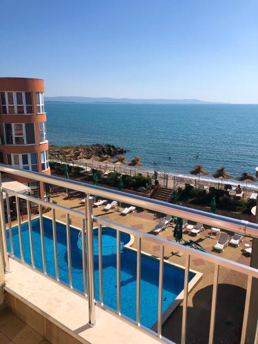 Balkong/terasse, Complex Relax Pomorie All Inclusive in Pomorie