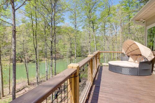 Waterfront Ellijay Retreat - Fire Pit and Lake Views