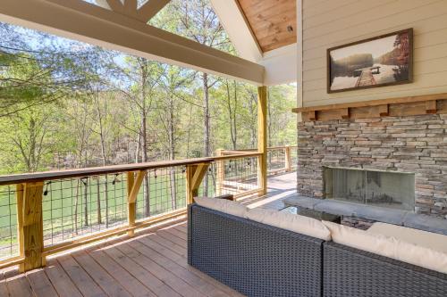 Waterfront Ellijay Retreat - Fire Pit and Lake Views