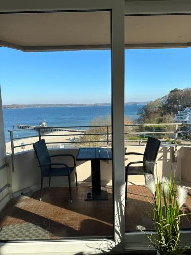 Weitblick - mit Strandkorb, mehr Meer geht nicht, Glücksburg (Foto 4)