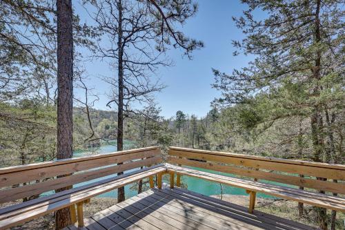 Cliffside Eureka Springs Cabin with Beaver Lake View