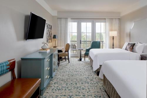 Guest Room with Two Queen Beds and Balcony