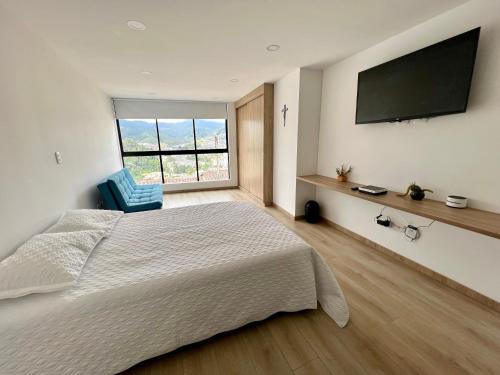 Loft en Avenida Santander, Vista a las montañas