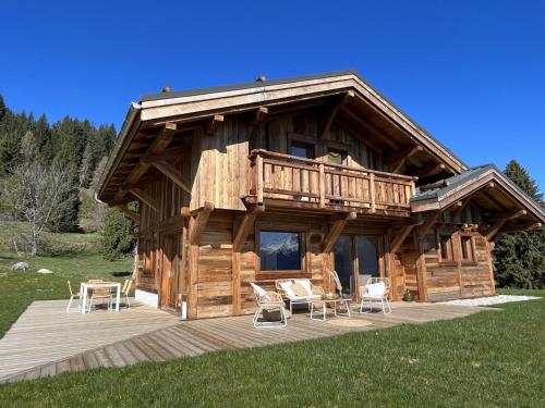 Chalet Vue Mont-Blanc imprenable Combloux