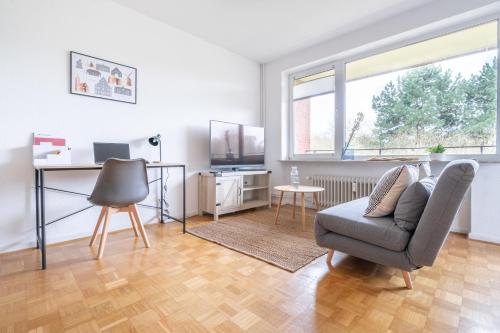 Studioapartment mit Küche und großem Balkon, Flensburg (Foto 2)