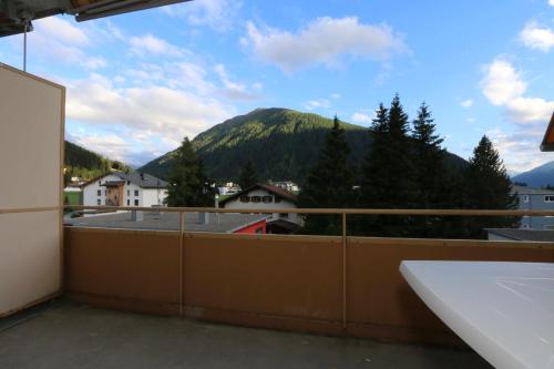 Balcony/terrace, Apartment Bunda in Davos