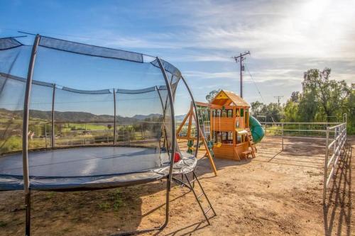 Harley Davidson Ranch Glampling With Kids Play Zone detail