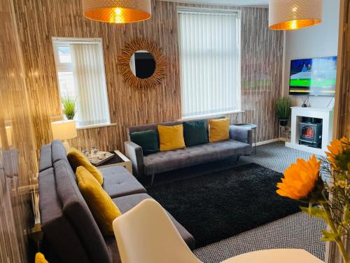 共用Lounge/電視區, Holywell Apartment - Luxury One Bedroom Apartment in 霍利韋爾