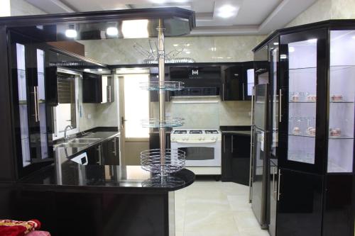Kitchen, إطلالة جبال عجلون in Ajloun