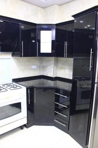 Kitchen, إطلالة جبال عجلون in Ajloun