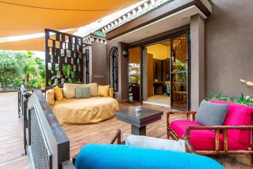 Balkons/terase, The Lemonary Marrakech in Oulad Snaguia