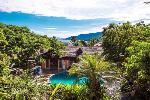 منظر, Hotel Alemao Beach de Ilhabela in Praia do Curral