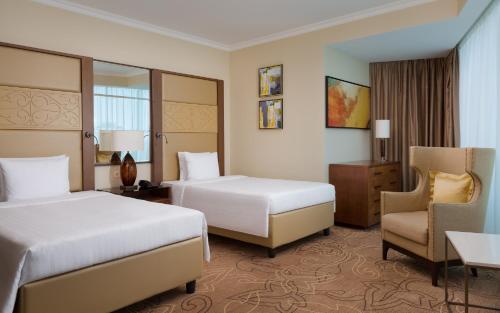 2 twin beds