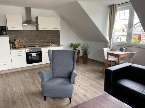 virtuve, Appartements am Schaalsee in Zarrentin am Schaalsee