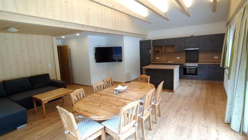 廚房, 哈斯保爾公寓式酒店 (Haslbauer) in 史坦巴赫岩阿特爾西