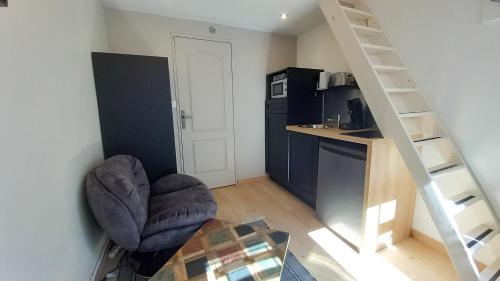 Studio avec mezzanine