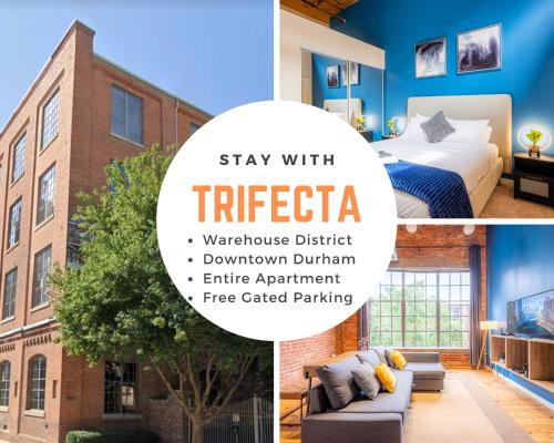 100 Year Old Historic Brick 2BR Loft High Ceiling3, Durham