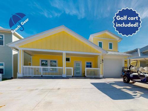 FD176 Newly Built Home Shared Pools Shared Hot Tub Boardwalk and Golf Cart Included in Port Aransas, USA