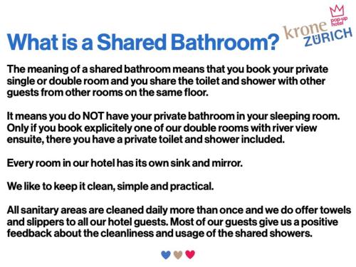 Pop Up Hotel Krone Zürich in Zürich