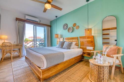 1 double bed