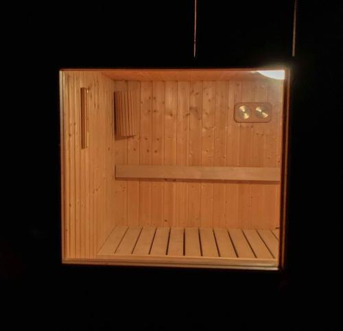 Sauna, Dwarfs cabin overlooking Julian Alps near Bled in Planina pod Golico