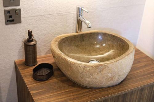 Bathroom, Luxurious cabin with desk & mini library near Spice of India