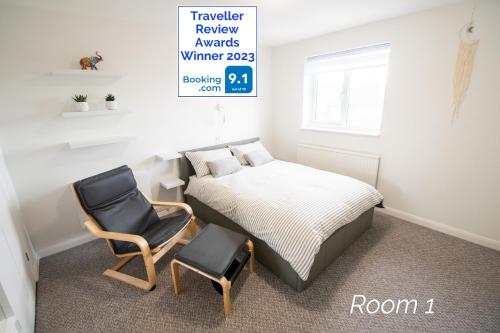 Town House Chantry - With Self Check In and Free Parking - Rooms at ipswichdigs