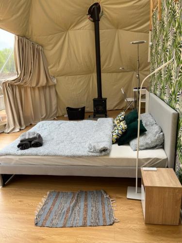 Glamping w sercu mazur z prywatna plaża