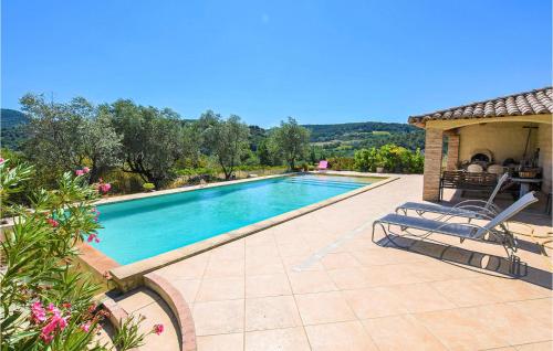 Amazing Home In St Marcellin Ls Vaiso With Outdoor Swimming Pool And 1 Bedrooms - Location saisonnière - Saint-Marcellin-lès-Vaison