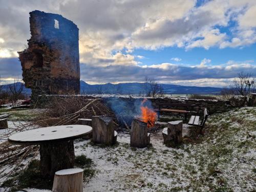 razgled, Penzion hrad Doubravka in Sobedruhy