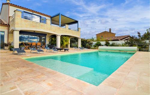 Beautiful Home In Flaux With Outdoor Swimming Pool, Wifi And 3 Bedrooms - Location saisonnière - Flaux