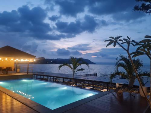Swimming pool, Purnama Balige Hotel  in Balige