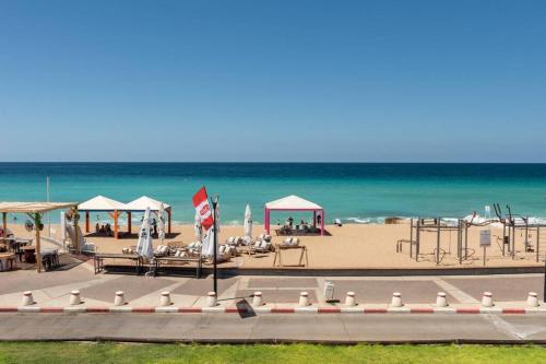 Ban công/sân hiên, The Beach House in Nahariya