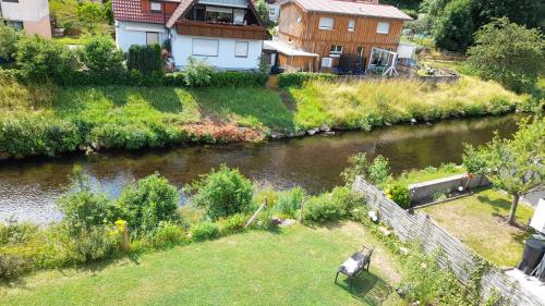 Ferienwohnung am Enzufer mit Wintergarten Bad Wildbad im Schwarzwald