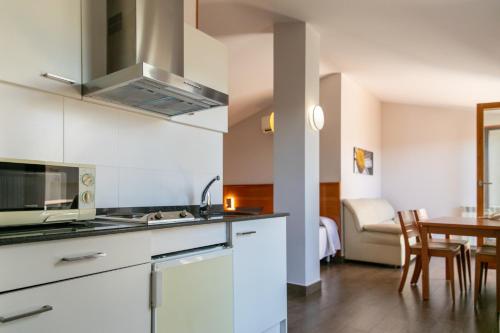 Konyha, Apart Hotel Cal Marçal in Puigreig