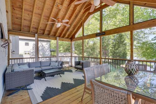 Lakefront Vacation Rental with Views and Hot Tub! in South Hill