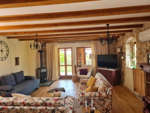 Koplietošanas atpūtas telpa ar TV, Ferienhaus Villa Marein in Jasenovica