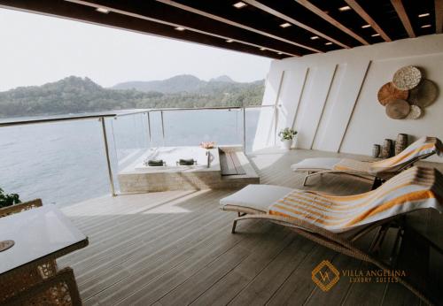 Balcony/terrace, Villa Angelina Luxury Suites in Dapitan City