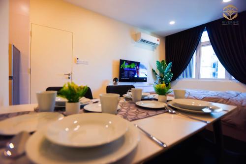 Kitchen, Kuching Riverine Resort in Kuching