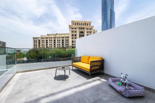 Balcony/terrace, INK Hotel in Al Jaddaf