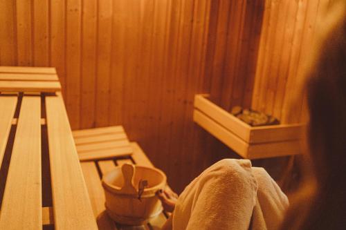 Sauna, Gastehaus Astrids Strandmuschel in Ostseebad Binz