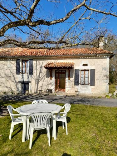 Maison de 2 chambres avec jardin clos et wifi a Allemans