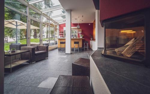 Bar/ Salón, Hotel Strela by Mountain Hotels in Davos