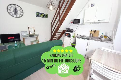 Pari57bis - T2 meublés entre centre ville et Futuroscope à 15min - CHU - CCI à 5 min